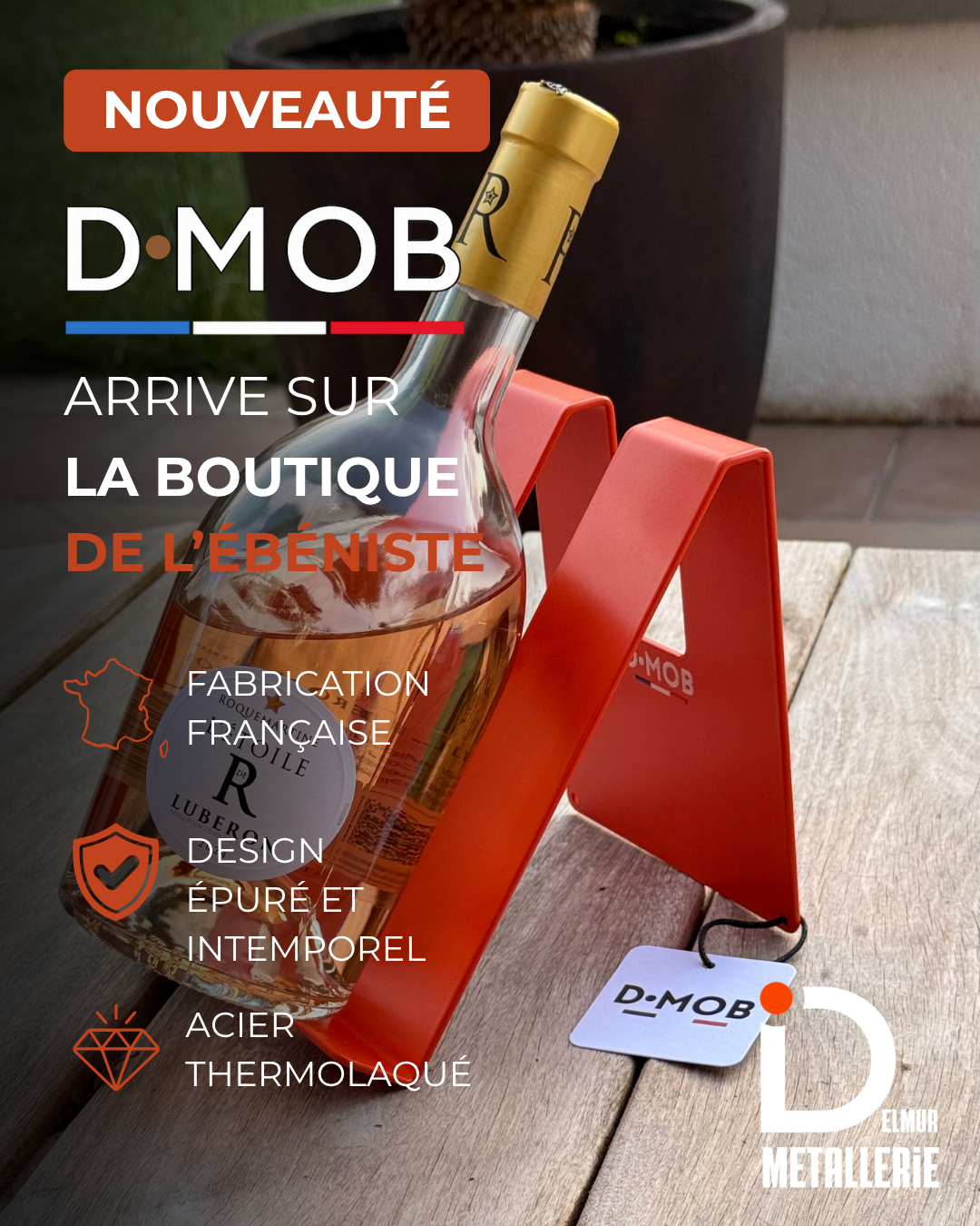 Delmur Métallerie rejoint La Boutique de l'Ébéniste : le savoir-faire métal français à l'honneur
