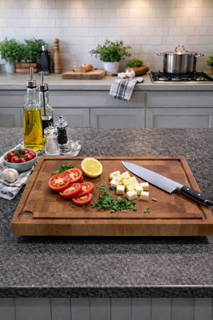 Billot de cuisine avec récupérateur - LE TALONNEUR