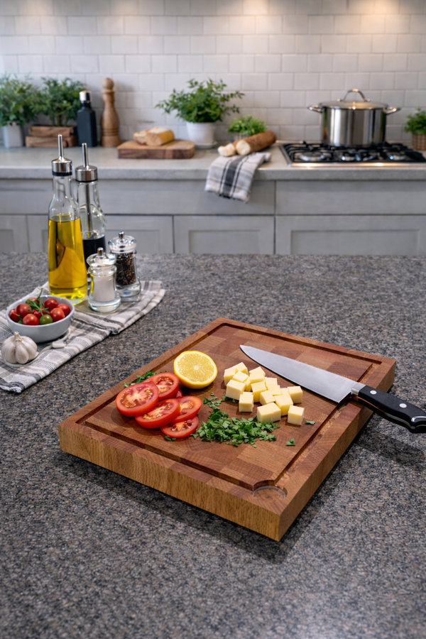 Billot de cuisine avec récupérateur - LE TALONNEUR