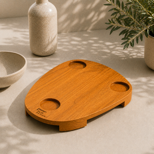Support Thermomix en bois massif – Planche MOMO | Hêtre et Chêne