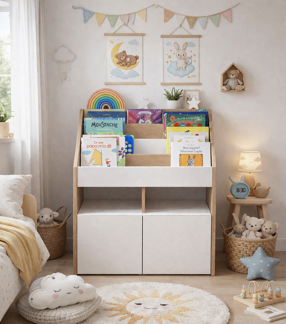 Meuble bibliothèque pour enfant