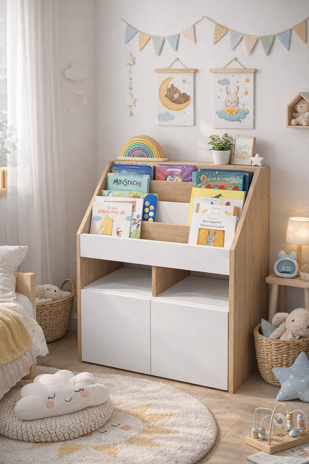 Meuble bibliothèque pour enfant