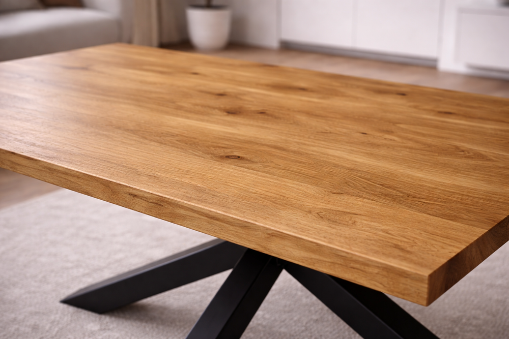 Table Bois massif pied étoile - BRENS