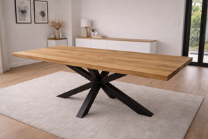 Table Bois massif pied étoile - BRENS