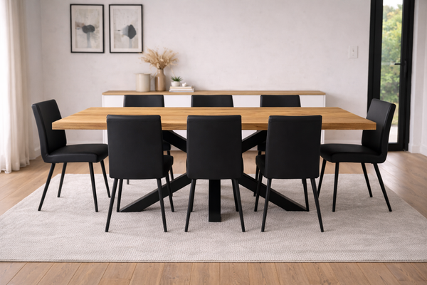 Table Bois massif pied étoile - BRENS